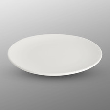 Korin Durable White Round Plate
