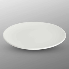 Korin Durable White Round Plate - Large