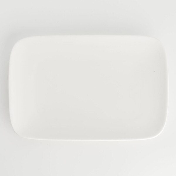 Image of Korin Durable White Rectangular Plate 7.5" 3