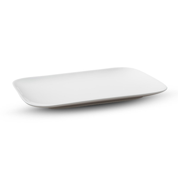 Image of Korin Durable White Rectangular Plate 13.25"