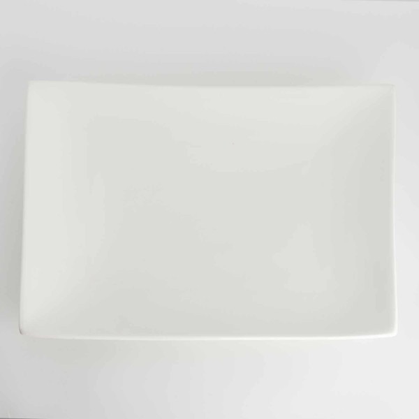 Image of Korin Durable White Rectangular Plate 12.75" 3