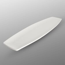 Korin Durable White Rectangular Plate 14.25"