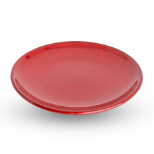 Korin Durable Red Round Plate 7"