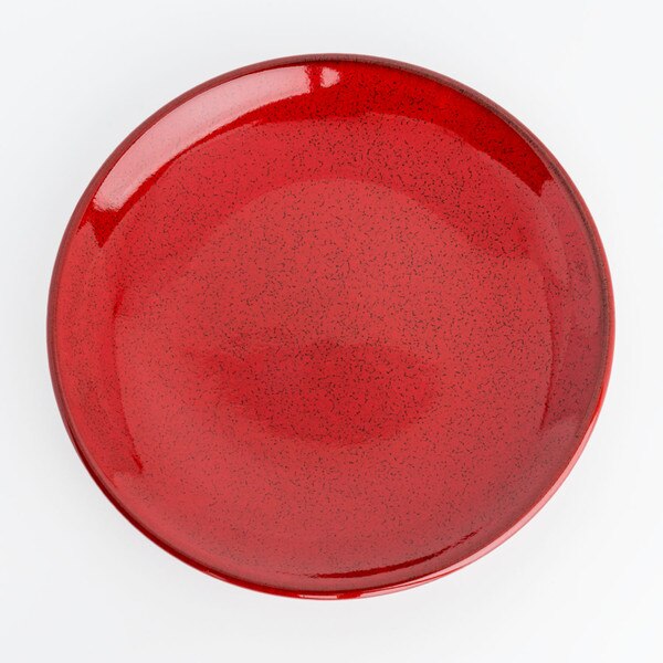 Image of Korin Durable Red Round Plate 7" 3