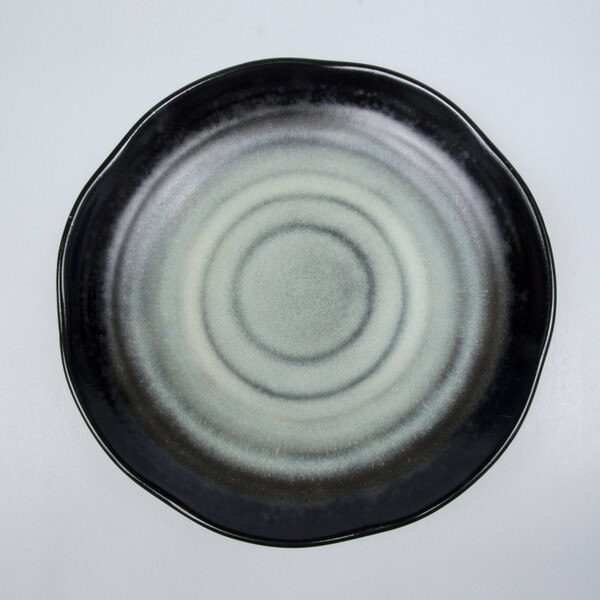 Image of Korin Durable Blue Rock Round Plate 8.5" 2
