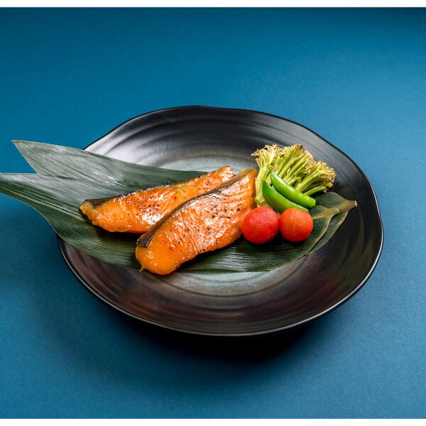 Image of Korin Durable Blue Rock Round Plate 8.5" 3
