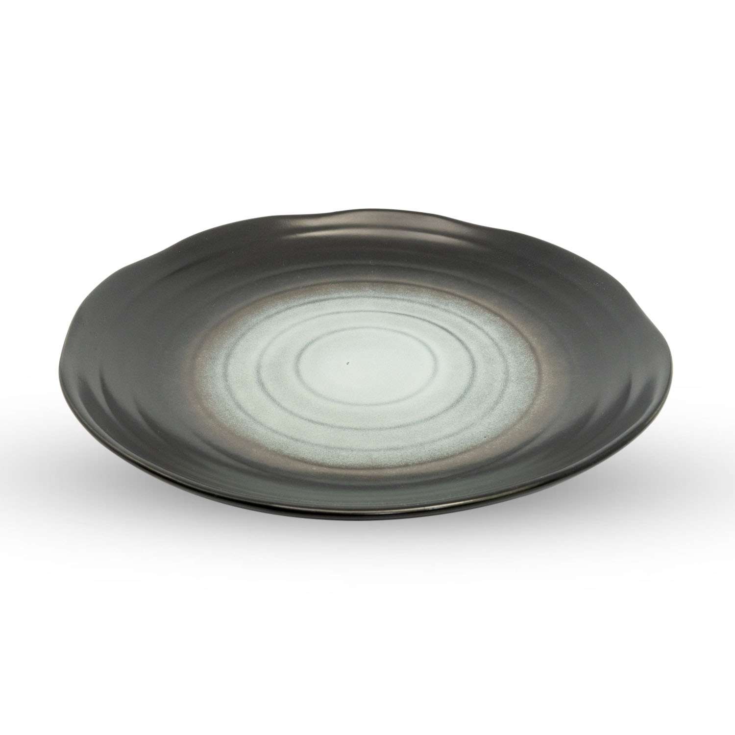 Korin Durable Blue Rock Round Plate 8.5