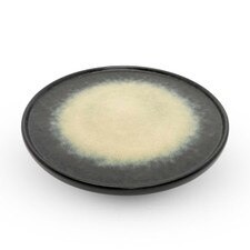 Korin Durable Blue Rock Rim Round Plate 8.5"