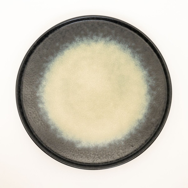 Image of Korin Durable Blue Rock Rim Round Plate 8.5" 3