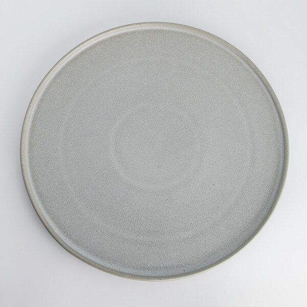 Image of Korin Durable Moya Ash Rim Round Plate 12" 3