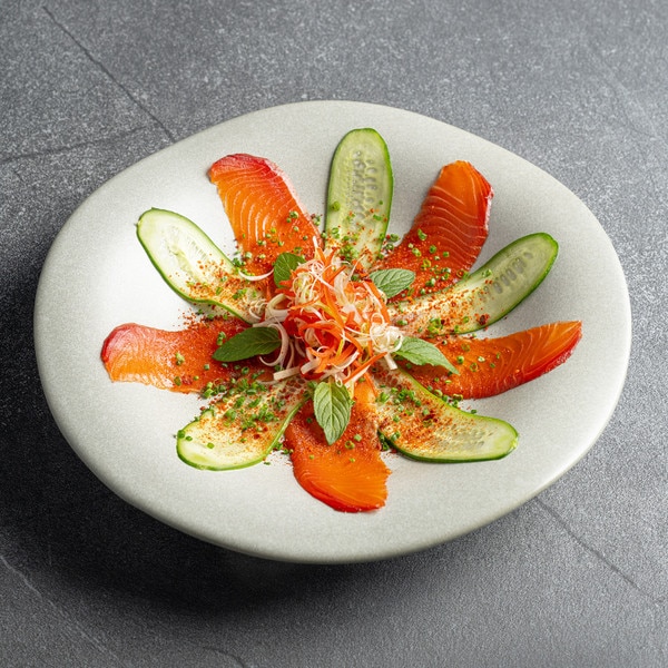 Image of Korin Durable Moya Ash Flower Plate 10.5" 5