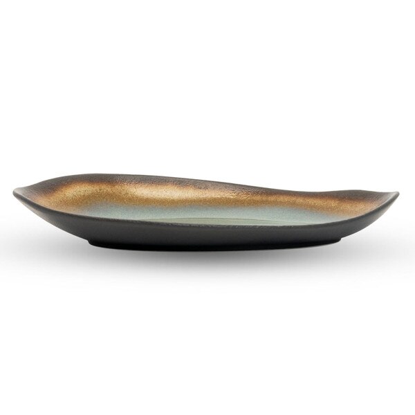 Image of Korin Durable Sage Green Abstract Plate 12" 2