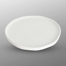 Korin Durable White Flat Round Plate