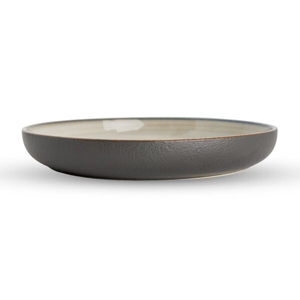 Image of Korin Durable Beige Spiral Round Plate 7.75" 2