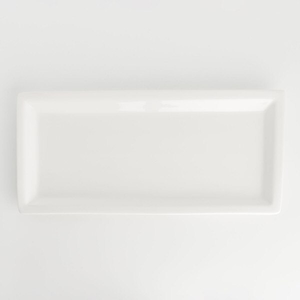 Image of Korin Durable White Rectangular Plate 11.5" 3