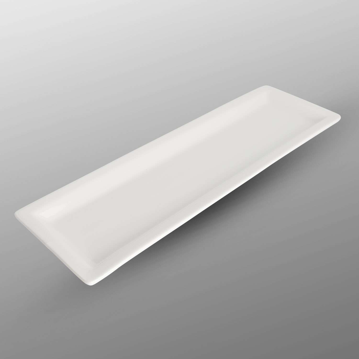Korin Durable White Rectangular Plate 13
