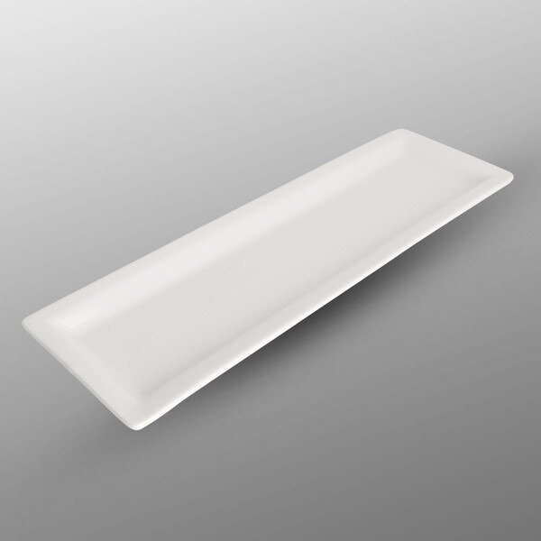 Image of Korin Durable White Rectangular Plate 13" 1
