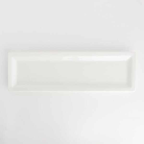 Image of Korin Durable White Rectangular Plate 13" 3