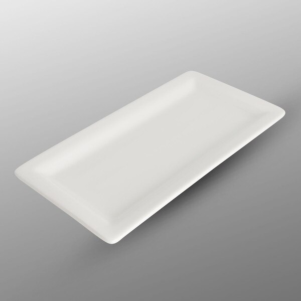 Image of Korin Durable White Rectangular Plate 8.5" 1