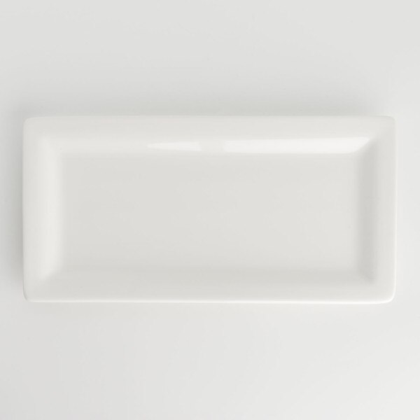 Image of Korin Durable White Rectangular Plate 8.5" 3
