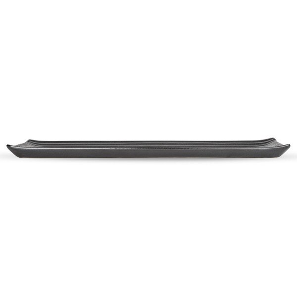 Image of Korin Durable Black Lined Rectangular Plate 13.25" 2