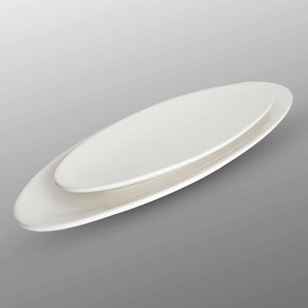 Image of Korin Durable White Oval Plate 20" 4