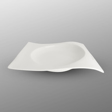 Korin Durable White Dune Plate 10.25"