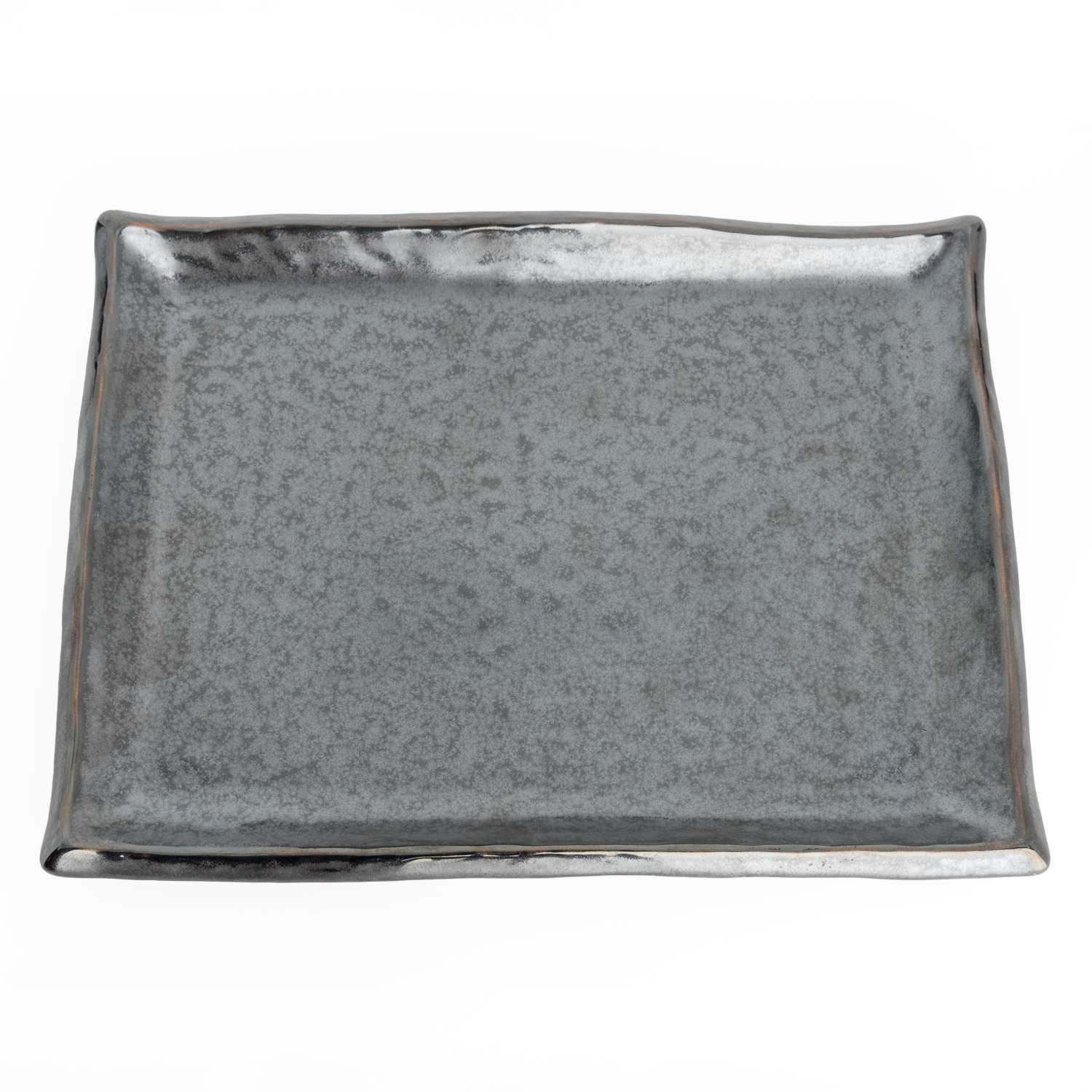 Tessa Black Rectangular Plate 11.5