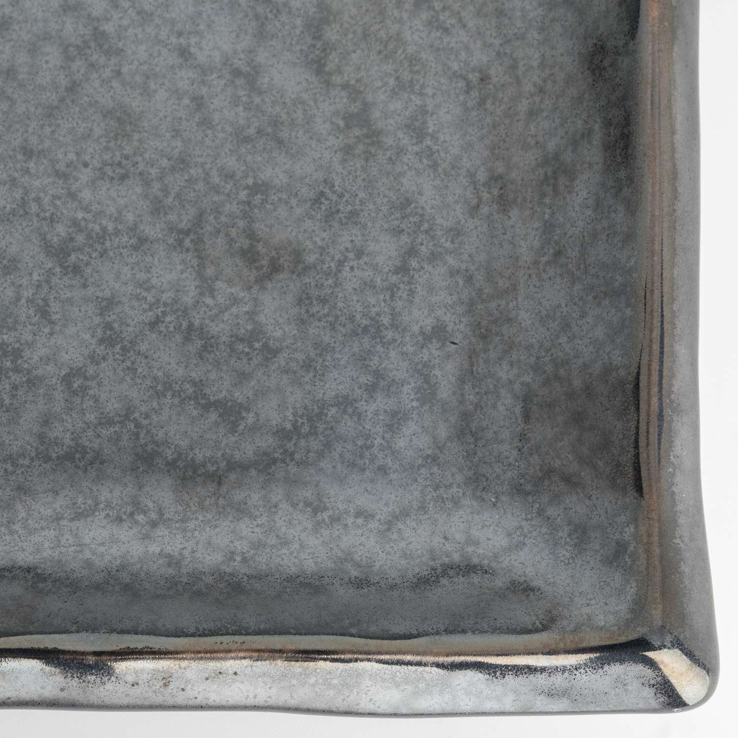 Tessa Black Rectangular Plate 11.5