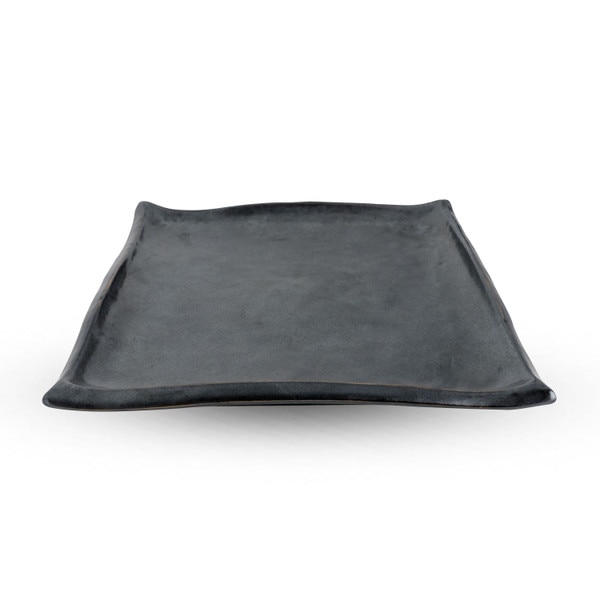 Image of Tessa Black Square Plate 8.5" 1