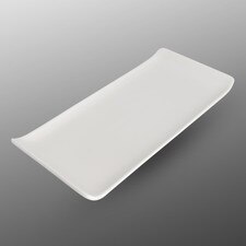 Korin Durable White Rectangular Plate 10"
