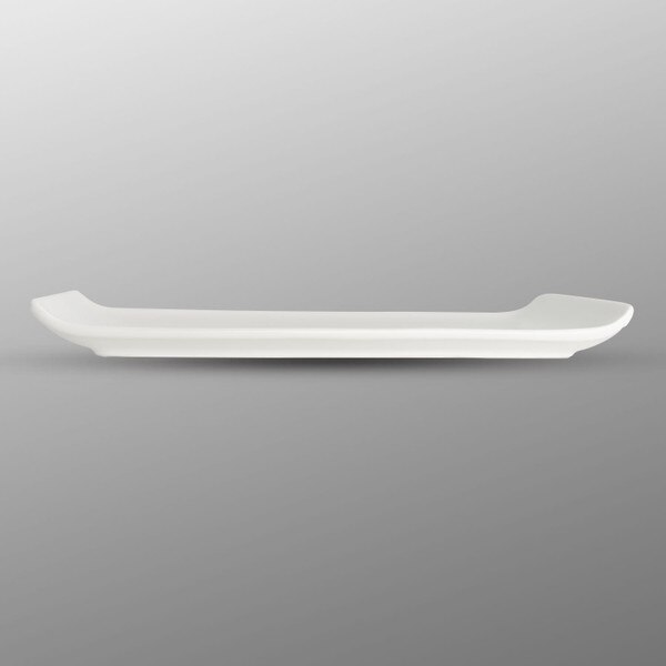 Image of Korin Durable White Rectangular Plate 10" 2