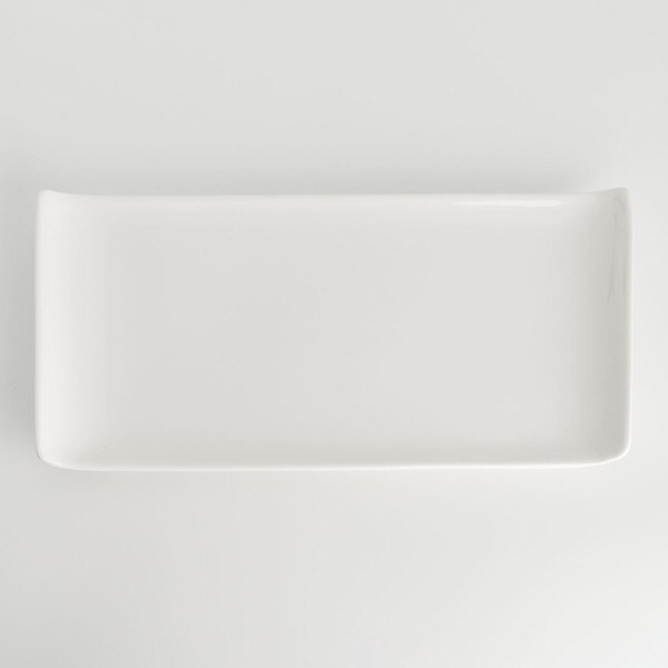 Image of Korin Durable White Rectangular Plate 10" 3