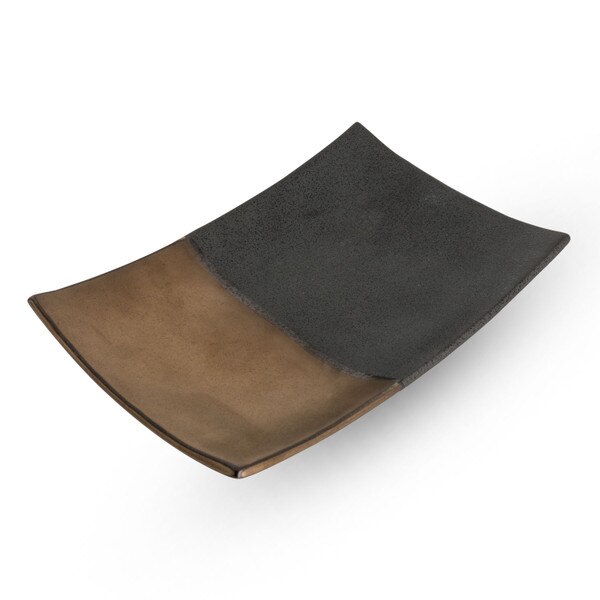 Image of Kinsai Black Rectangular Plate 8" 1