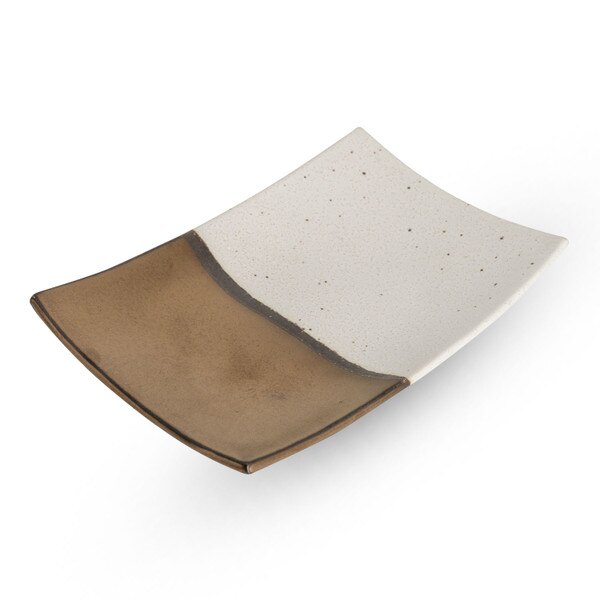 Image of Kinsai White Rectangular Plate 8" 1