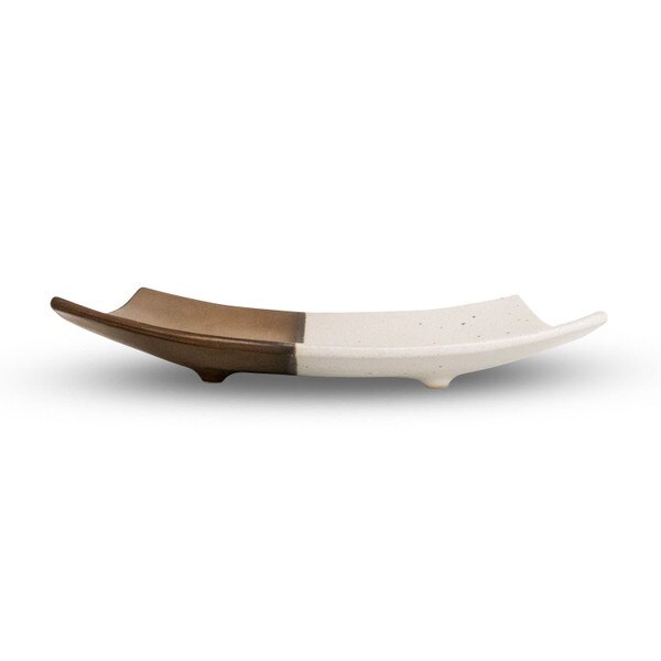 Image of Kinsai White Rectangular Plate 8" 2