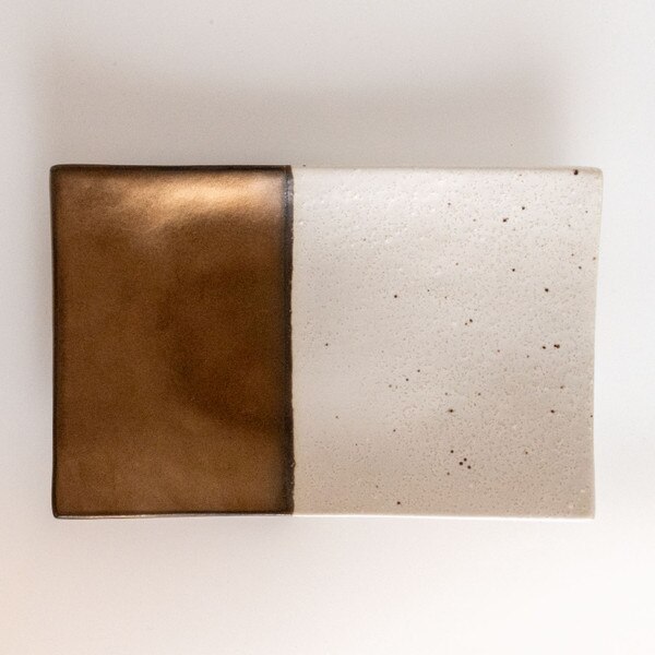 Image of Kinsai White Rectangular Plate 8" 3