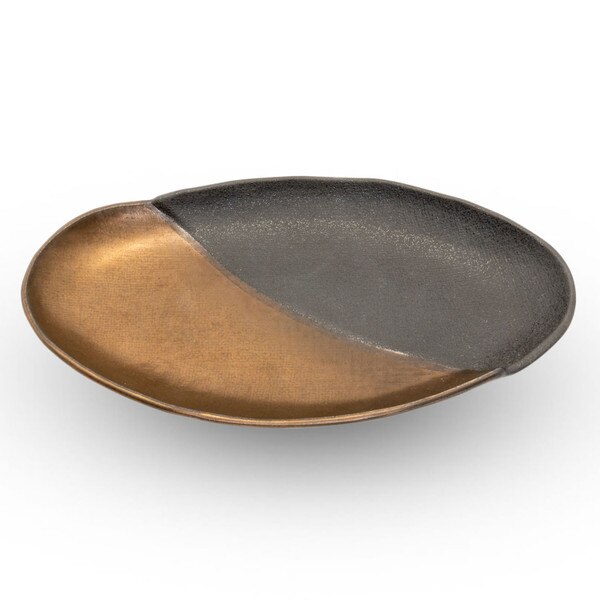 Image of Kinsai Black Oval Plate 13.25" 3