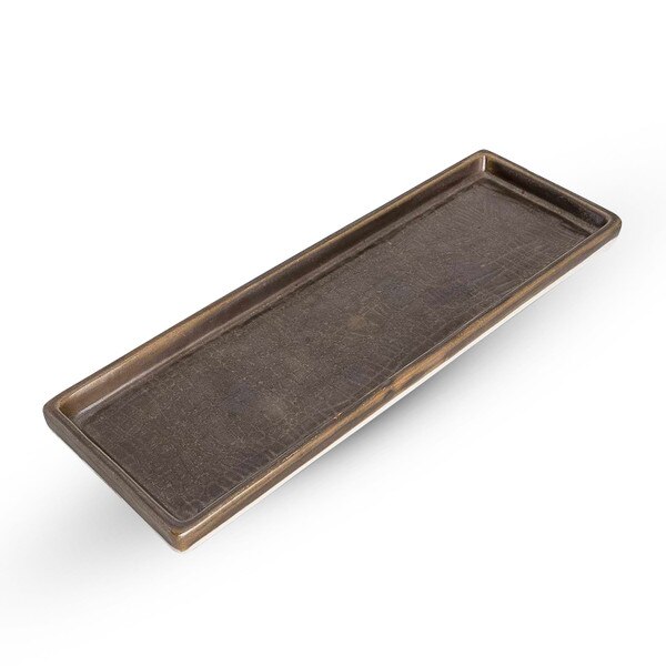 Image of Musashi Gold Rectangular Plate 9.25" 1