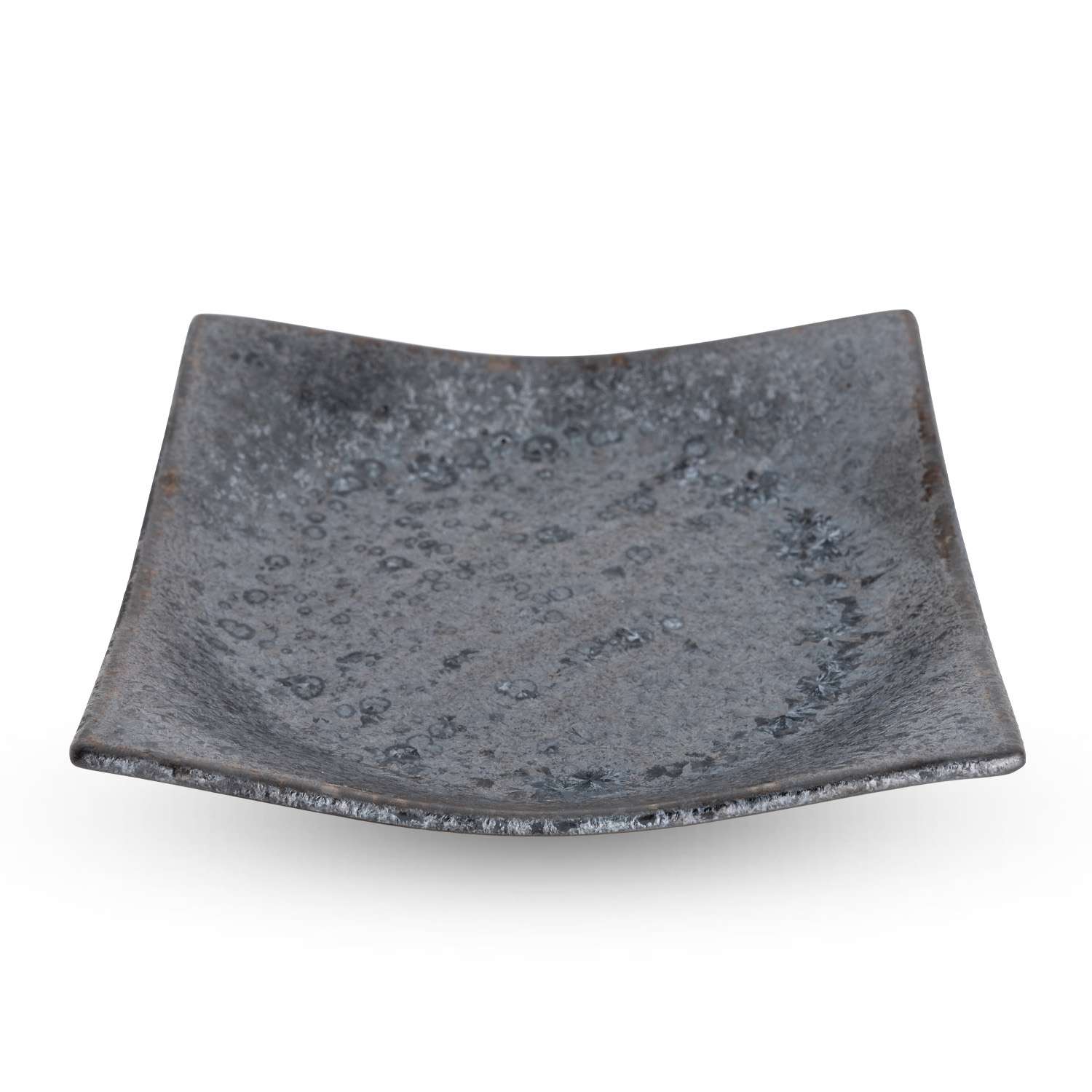 Rust Brown Square Plate 5.5