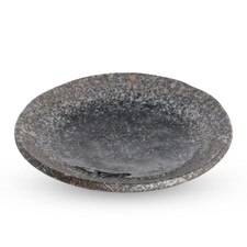 Crater Black Plate 5.25"