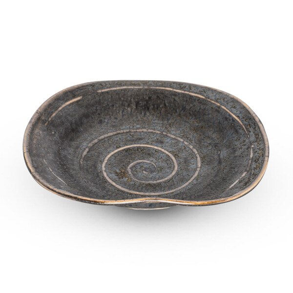 Image of Kyo Black Round Plate 5" 1