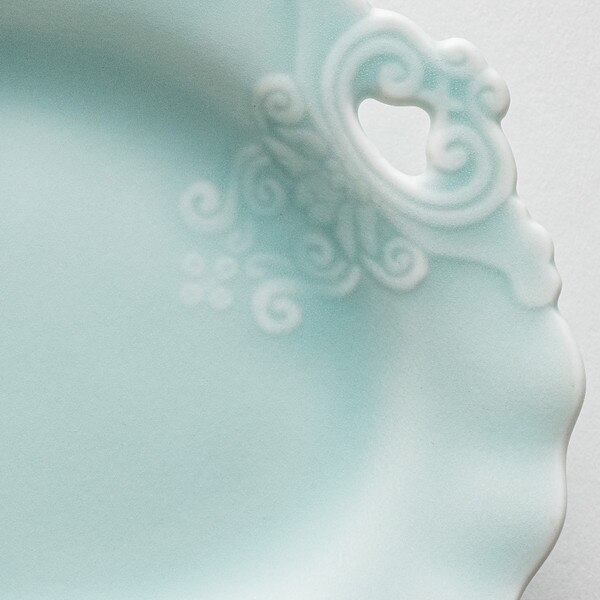 Image of Moist Seiji Arabesque Pattern Plate 6.5" 4