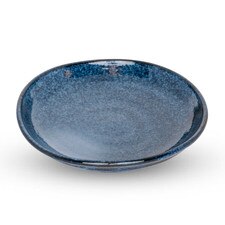 Navy Blue Gradient Round Plate 6.5"