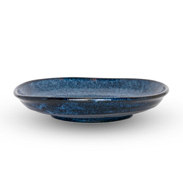 Image of Navy Blue Gradient Round Plate 6.5" 2