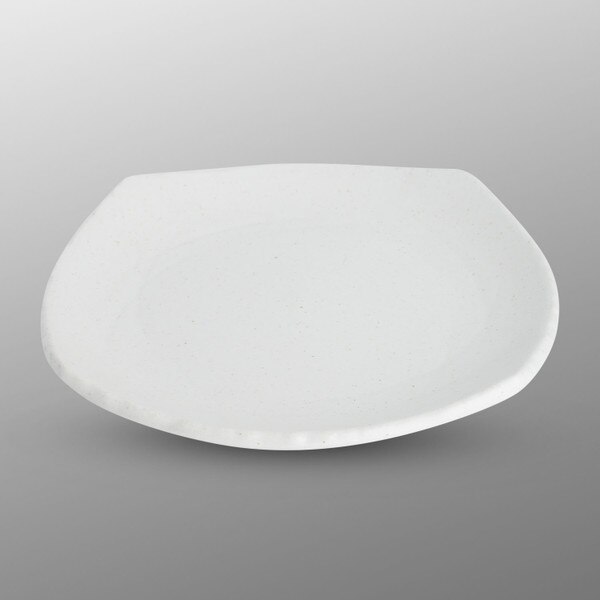 Image of Pearl White Square Plate 6.25" 1