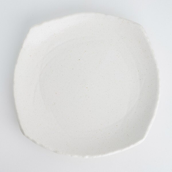 Image of Pearl White Square Plate 6.25" 3