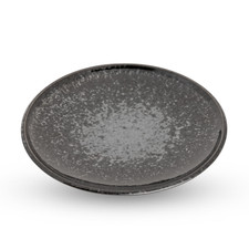 Silver Granite Round Plate 6.5" hover-image