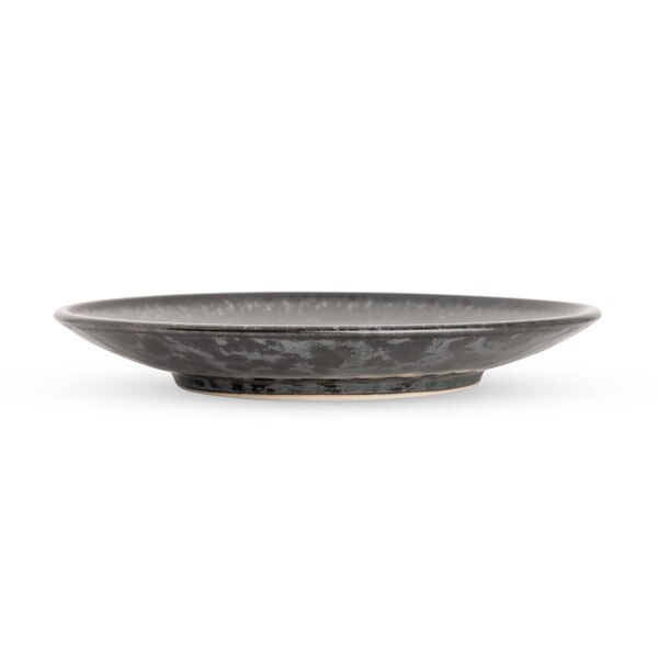 Image of Silver Granite Round Plate 6.5" 2