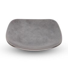 Tessa Black Square Plate 5"